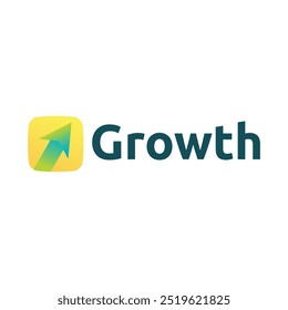 Arrowed Letter G Logo Design. G Letter With Up Arrow Shaped Edge Icon Design.