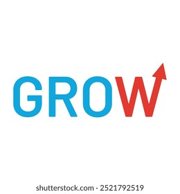Diseño de logotipo de letra G con flecha. Letra G con diseño de icono de borde en forma de flecha hacia arriba.