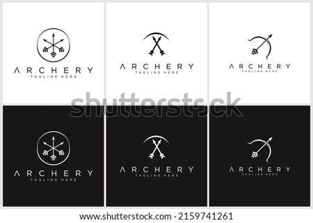 Arrowhead for Archer Archery Outdoor Apparel Gear Hunter Logo Design