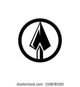 arrowhead logo design inspiration vector
