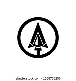 arrowhead logo design inspiration vector
