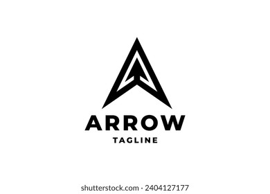 Arrowhead logo icon design template flat vector for Archer Archery Outdoor Apparel Gear Hunter logo design