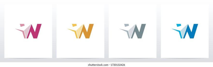 Arrowhead On Letter Logo Design W