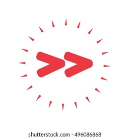 Arrowhead right icon