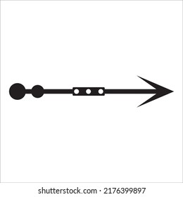arrowhead sign icon logo vector design