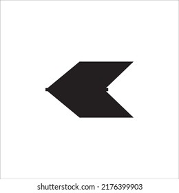 arrowhead sign icon logo vector design