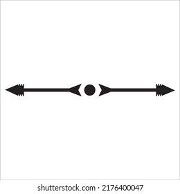 arrowhead sign icon logo vector design