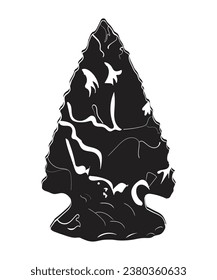 Ilustración de dibujo vectorial de punta de flecha