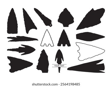 Arrowhead Vector For Print, Arrowhead Repeat Clipart, Arrowhead Repeat Vector Illustration