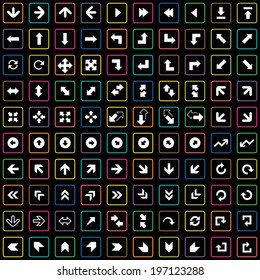 Arrows 100 icons