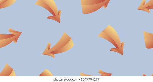 Arrows 3D. Arrow growing graph seamless pattern background. Abstract background. Business concept vector illustration. Progress arrow grow symbol pattern. EPS-10