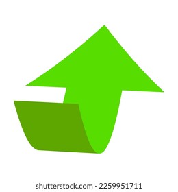 Arrows 3D Vector Colorful Turning in Space