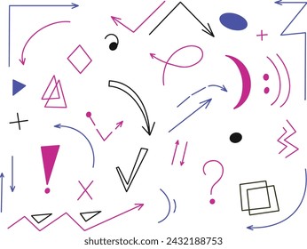 Arrows Abstract Element Shapes Graphic 