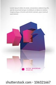 Arrows abstract figure