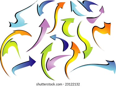 arrows in all directions