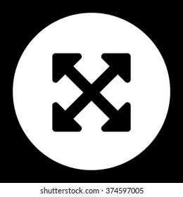 Arrows Alt navigation button.Vector illustration.