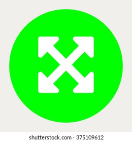 Arrows Alt navigation button.Vector illustration.