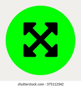 Arrows Alt navigation button.Vector illustration.