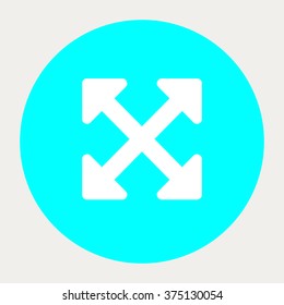 Arrows Alt navigation button.Vector illustration.