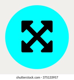 Arrows Alt navigation button.Vector illustration.