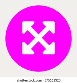Arrows Alt navigation button.Vector illustration.