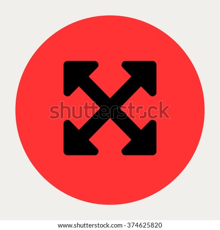 Arrows Alt navigation button.Vector illustration.