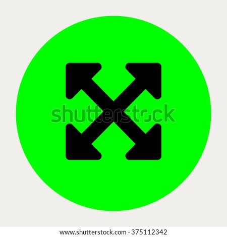 Arrows Alt navigation button.Vector illustration.