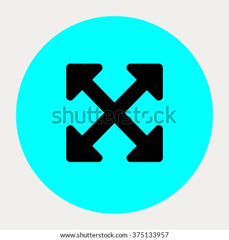 Arrows Alt navigation button.Vector illustration.