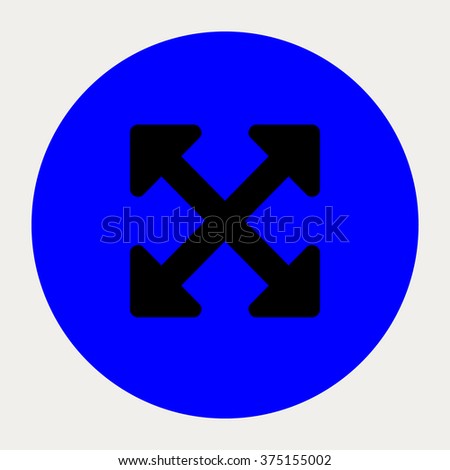 Arrows Alt navigation button.Vector illustration.