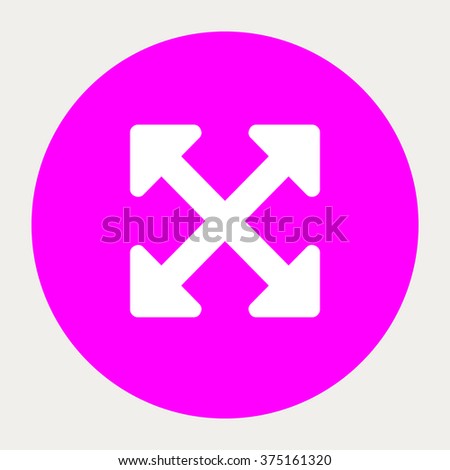 Arrows Alt navigation button.Vector illustration.