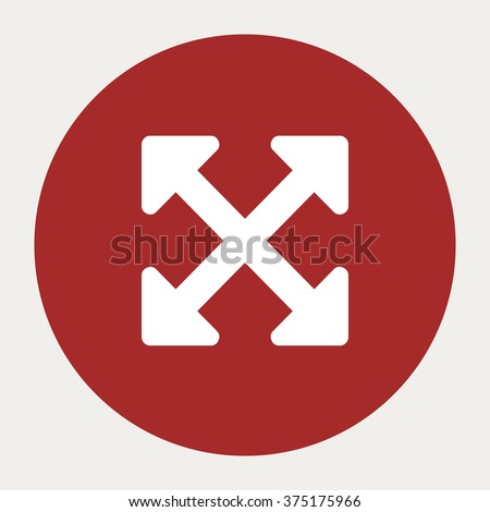 Arrows Alt navigation button.Vector illustration.