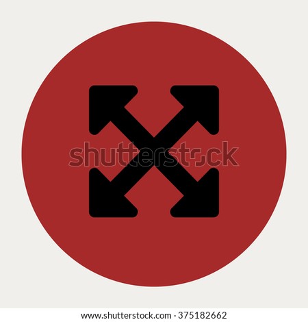 Arrows Alt navigation button.Vector illustration.