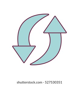 arrows around isolated icon