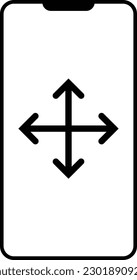 arrows arrow phone direction direction arrow Outline