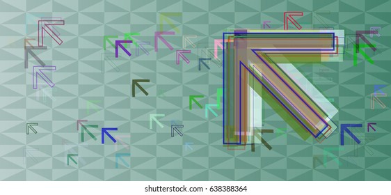 arrows art background