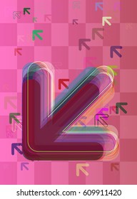 arrows art icon