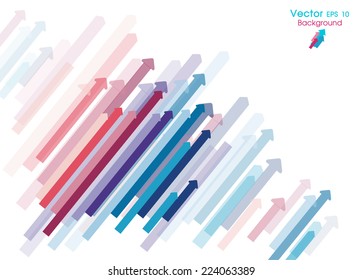 arrows background - Abstract graphic design background template, oblique arrows