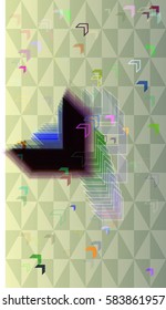 arrows background template