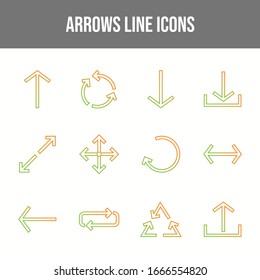 Arrows Beautiful Vector Icons Set	