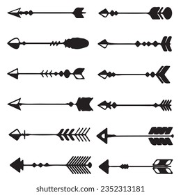Arrows big black set icons. Arrow icon. Arrow vector collection. Arrow. Cursor. Modern simple arrows. Vector illustration