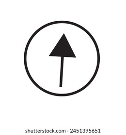 Flechas grandes iconos de conjunto negro. Icono de flecha. Diseño de Vector de flecha eps 10