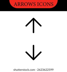 Setas grande conjunto preto de ícones da Web em estilo de linha. Sinais de coleção de setas para aplicativo móvel e Web. Ícones de seta com várias direções. Cursor, interface do usuário, gráficos da Web, aplicativos. Ilustração vetorial