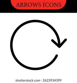 Arrows big black set of web icons in line style. Arrow collection signs for web and mobile app. Arrow icons with various directions. Cursor, UI, web graphics, apps. Vector illustration