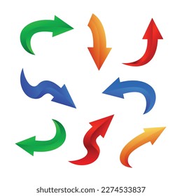 Arrows big set icons. Arrow icon. Arrow vector collection. Arrow. Cursor. Modern simple arrows. Vector illustration