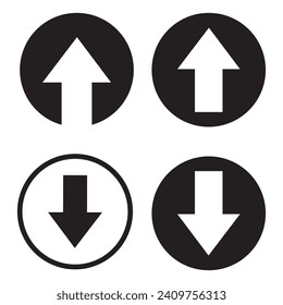 Fija los iconos de conjunto grande. Colección vectorial de flecha. Icono de flecha. Flecha. Cursor. Modernas flechas simples. Ilustración vectorial. EPS 10