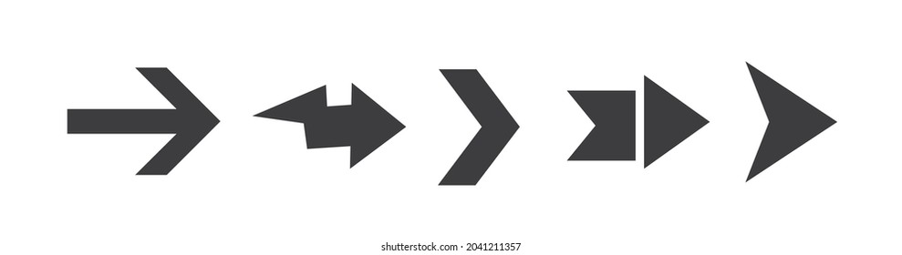Arrows black set icons. Arrow vector collection. Arrow. Modern simple arrows.