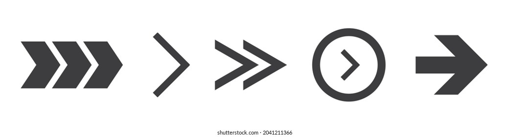 Arrows black set icons. Arrow vector collection. Arrow. Cursor. Modern simple arrows.