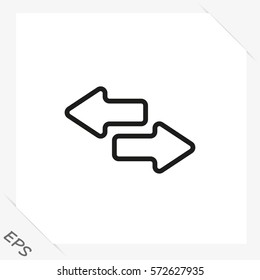 arrows, black vector illustration