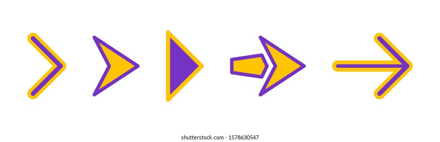 Arrows Black vector on white background. Set arrow icons for business, banking, contact, social media, technology, logistic, education, sport, medicine, travel, weather, construction.