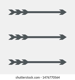 Arrows Bow quality vector illustration cut